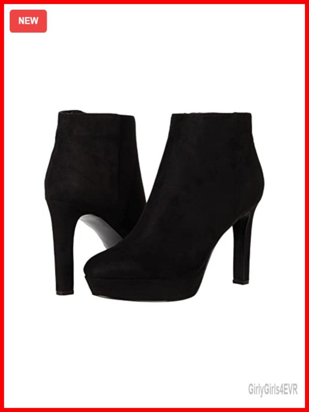 Nine West Glowup Ankle Bootie Suede Stiletto Heel Party Shoe
